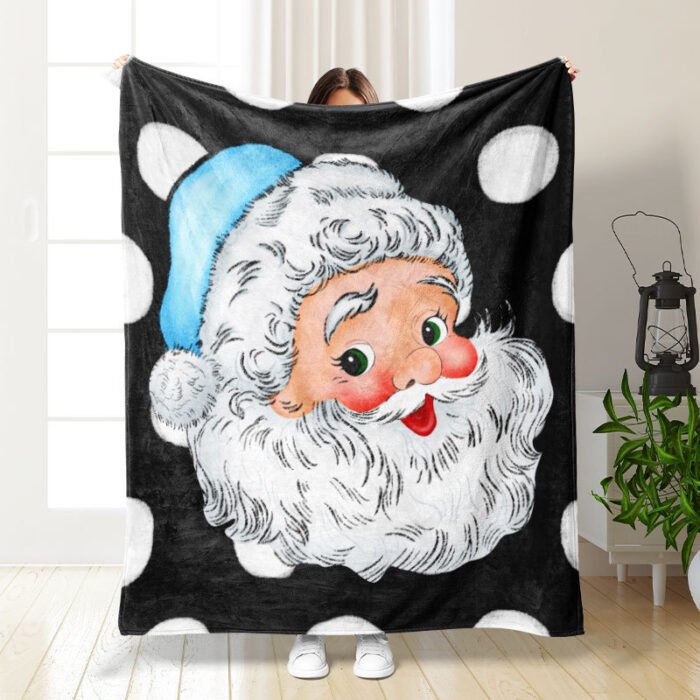 Christmas Thickening Print Flannel Blanket - Image 6