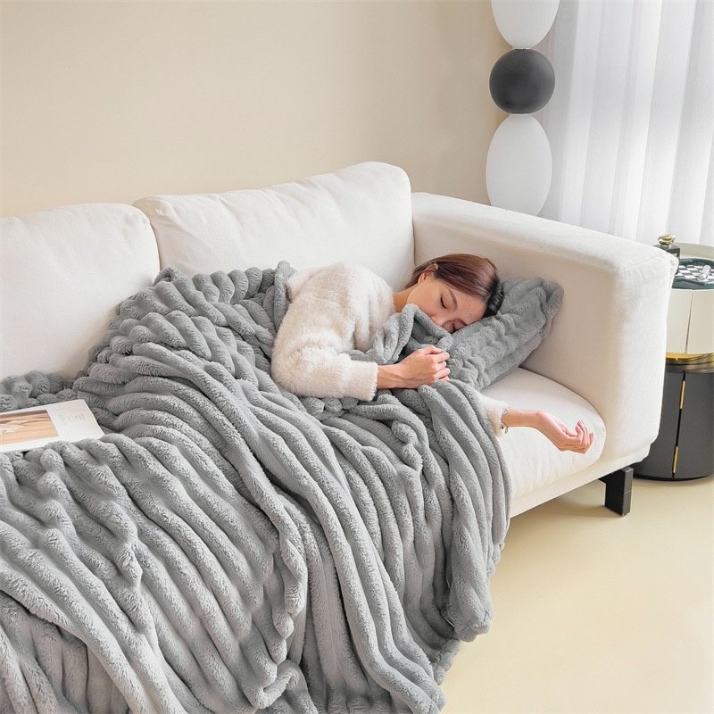 80c608db-d8ae-4270-b5da-e029c0bec01c.jpg Blanket Heavy Weight Flannel Blanket - Image 6
