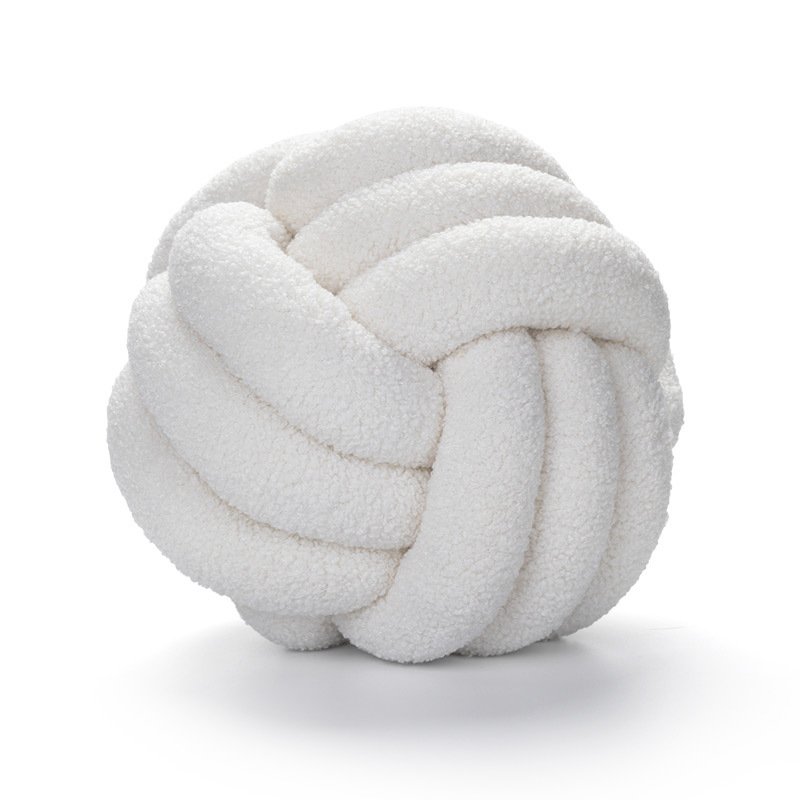 80d21123-16f7-4b41-9a68-6b86bb4b5199.jpg Sofa Living Room Spherical Lamb Wool Bedside Cushion - Image 3