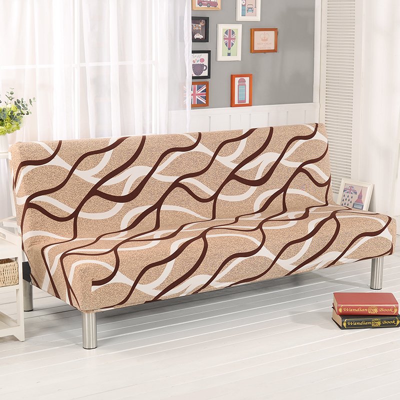 810596818356.jpg No armrest folding sofa bed cover - Image 4
