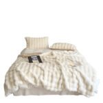 Rex Rabbit Velvet Blanket Thickened Warm Fur Velvet Nap Blanket - Image 5
