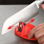 Knife Sharpener Mini Quick Kawaii Kitchen Accessories Portable Two-stage Mouse Sharpening Stone Kitchen Supplies - Image 2