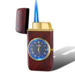 Personalized Creative Multifunctional Electronic Watch Cigarette Lighter-in-one Body Multi-purpose LED Flashing Lamp Gift Lighter - Image 9