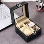 Simple And Creative Leather Watch Storage Box - Image 4
