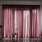 Simple And Modern Balcony Solid Color Gauze Curtain - Image 7