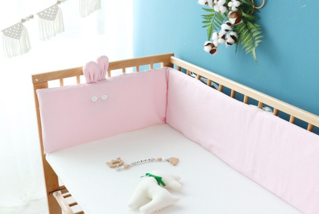 89947ade-49b2-4139-8c0f-29b1da3a998f.jpg Crib Bed Circumference Pure Cotton Bedding Set For Four Seasons - Image 5