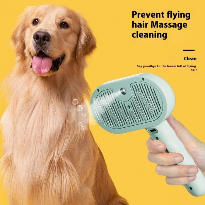 Pets Spray Hair Comb Pet Hair Remover Cleaning Brush Cats Grooming Dog Accessories Tools Dematting Water Mist Humidifier Comb Pet Supplies - Image 5