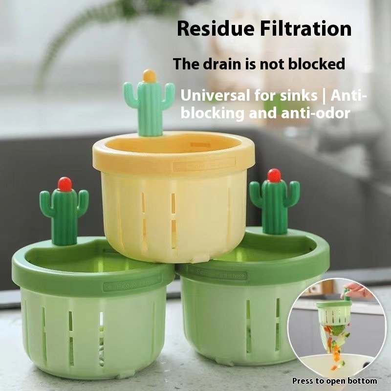 89e5af18-8be8-4611-8720-7afc1ed0091d.jpg Cactus Sink Filter Basket Kitchen Innovative Filter Screen Kitchen Gadgets - Image 1