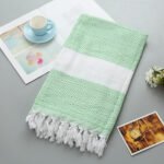 Handmade Tassel Blanket Turkish Beach Towel - Image 4