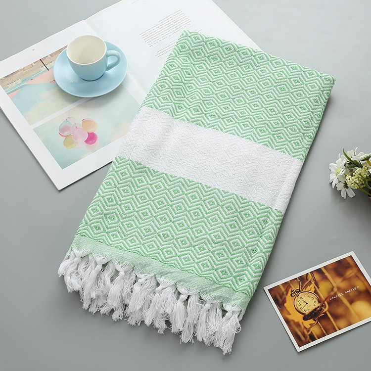 8af0cbb8-c3a9-4e86-a478-d9a3d173111b.jpg Handmade Tassel Blanket Turkish Beach Towel - Image 4