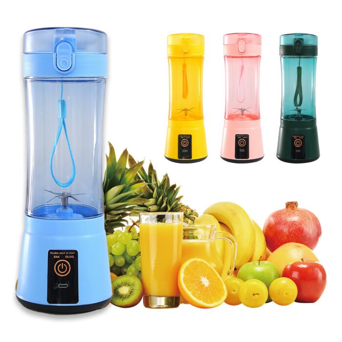 Portable Electric Fruit Juicer Wireless USB Rechargeable Mini Mixer Multifunction Summer Smoothie Blender Machine Kitchen Supplies - Image 1