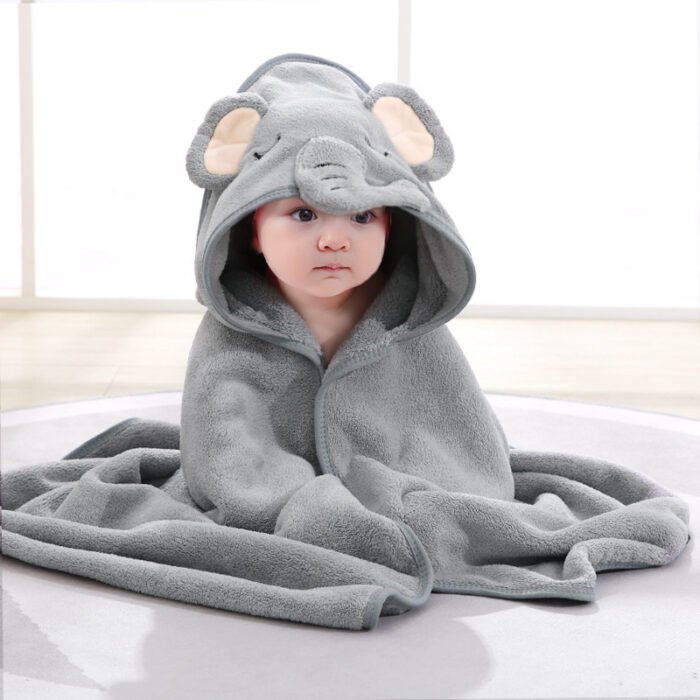 Spring And Autumn Baby Airable Cover Swaddling Bath Towel - Image 7
