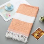 Handmade Tassel Blanket Turkish Beach Towel - Image 7