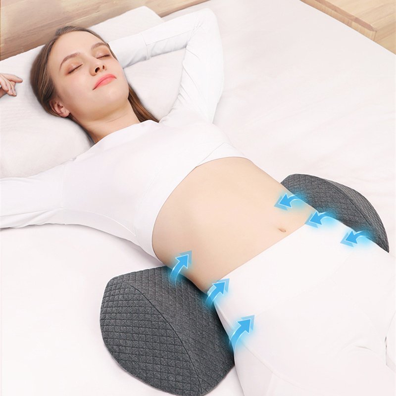 8e0ab6b2-7db3-4088-b433-31adde78c9b3.jpg Pregnant Woman Sleeping On Bed To Support Lumbar Cushion - Image 2