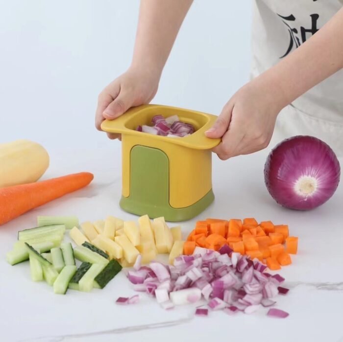 Onion Dicing Artifact French Fries Slicer Carrot Ham Slicer Household Cucumber Potato Slicer Gadget - Image 1