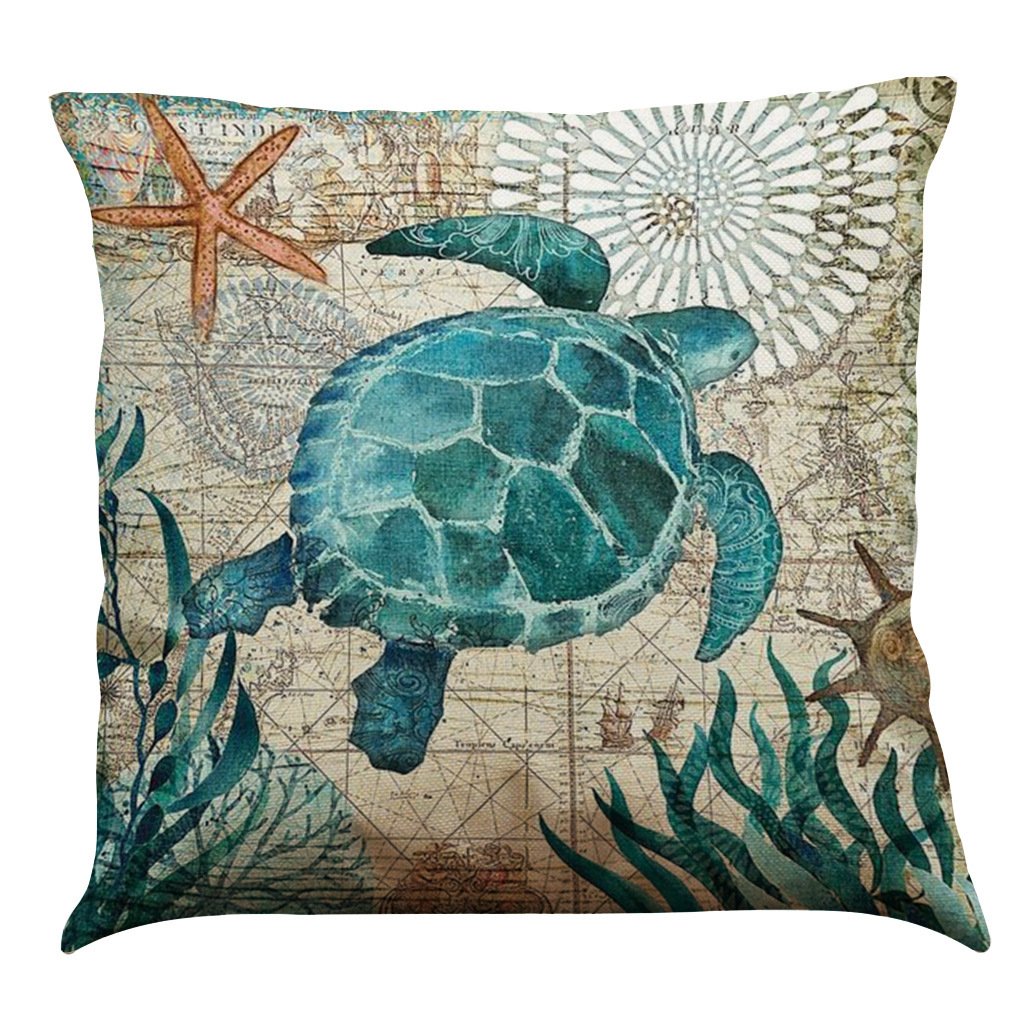 90a329fb-ea7e-4a4a-92e0-1fa799e9061b.jpg Cushion Covers Sea Turtle Printed Throw Pillow Cases For Home Decor Sofa Chair Seat - Image 7