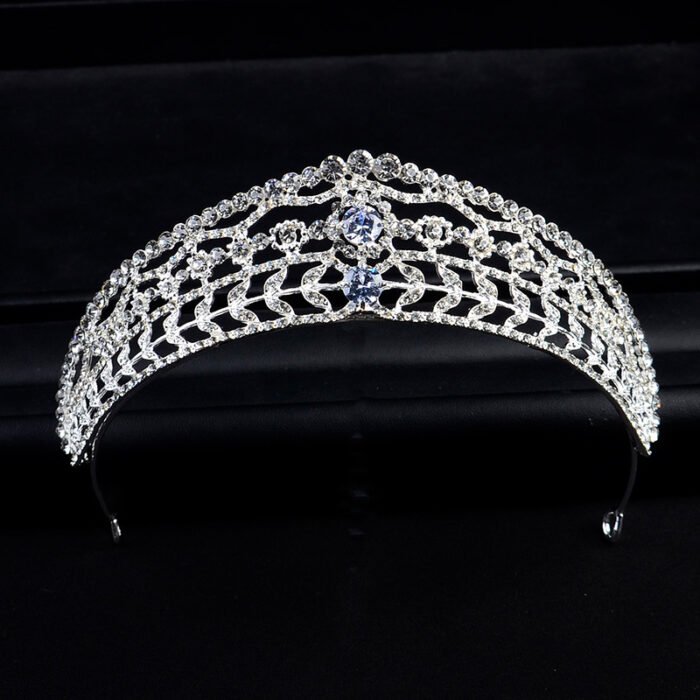 Bridal Headdress Baroque Korean Wedding Diamonds Individually Wrapped - Image 4