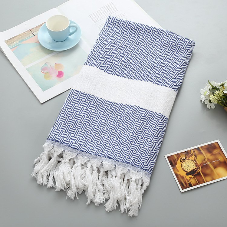 914e061e-e48d-46b6-b2c1-3a50bcbb9a5f.jpg Handmade Tassel Blanket Turkish Beach Towel - Image 5