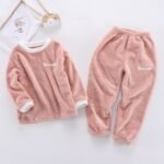 Children's Suits Autumn And Winter Velvet Men And Women - Image 3