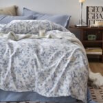 Cotton Washed Double-layer Yarn Four-piece Bedding Set - Image 10