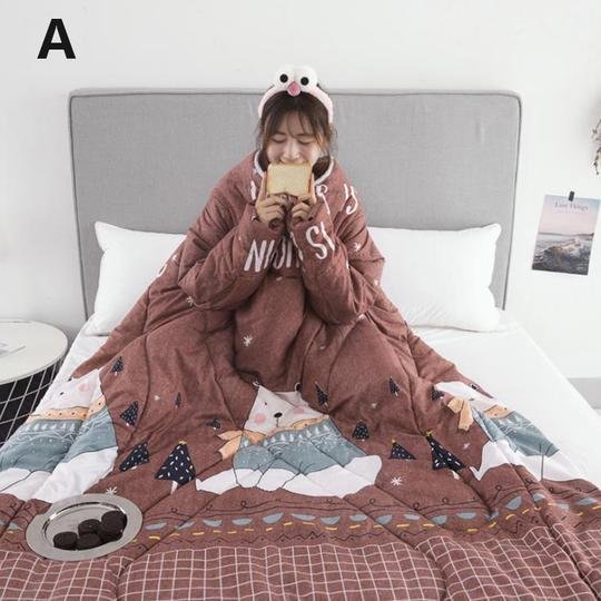 937976884130.jpg Winter Lazy Quilt with Sleeves - Image 1