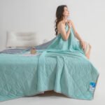 Cool Silk Summer Quilt Solid Color Printing Airable Cover - Image 10