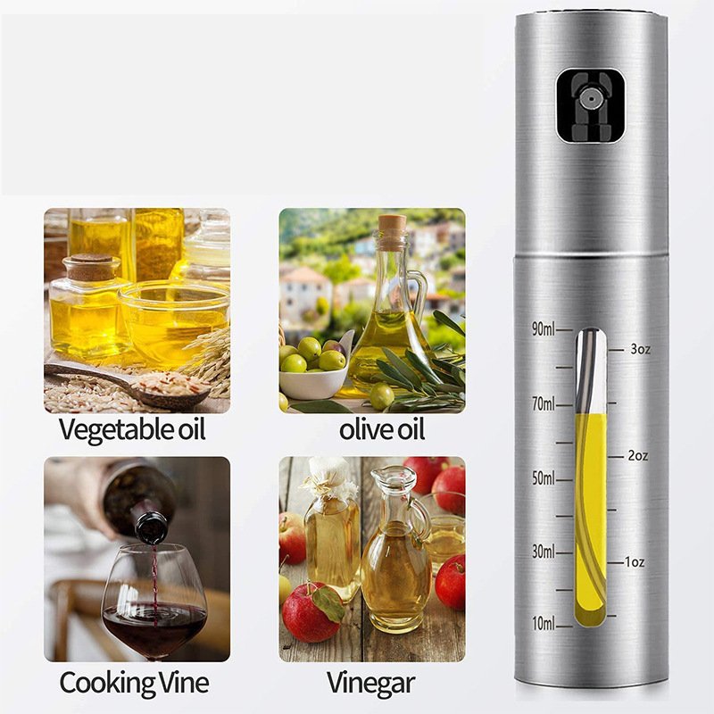 960a9e77-fd55-4e52-9ad3-84ef9f1cc022.jpg Fuel Spray Can Household Kitchen Supplies Artifact Stainless Steel Oil Injection Bottle Spice Bottle Spray Press Type Barbecue Oil Bottle Kitchen Gadgets - Image 2