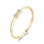 S925 Sterling Silver All-Match Simple Korean Trendy Micro-Inlaid Index Finger Ring Fashion Jewelry - Image 8