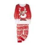 Parent-Child Two-piece Suit Elk Printing Pajamas Suit Homewear - Image 6