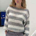 Loose Striped Pullover Sweater Fashion Versatile Long-sleeved Knitted Tops For Women Clothing - Image 6