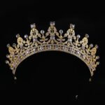Queen Bridal Wedding Crown Headdress - Image 2