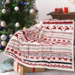 Christmas Printing Double Layer Thickened Fleece Cover Blanket - Image 4