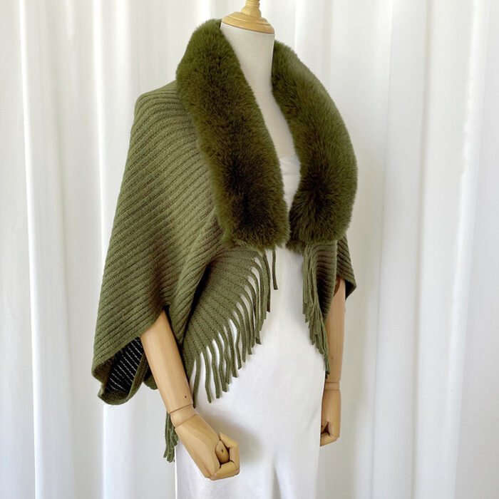 Scarf Women Solid Color Cashmere Women Winter Keep Warm - Image 7