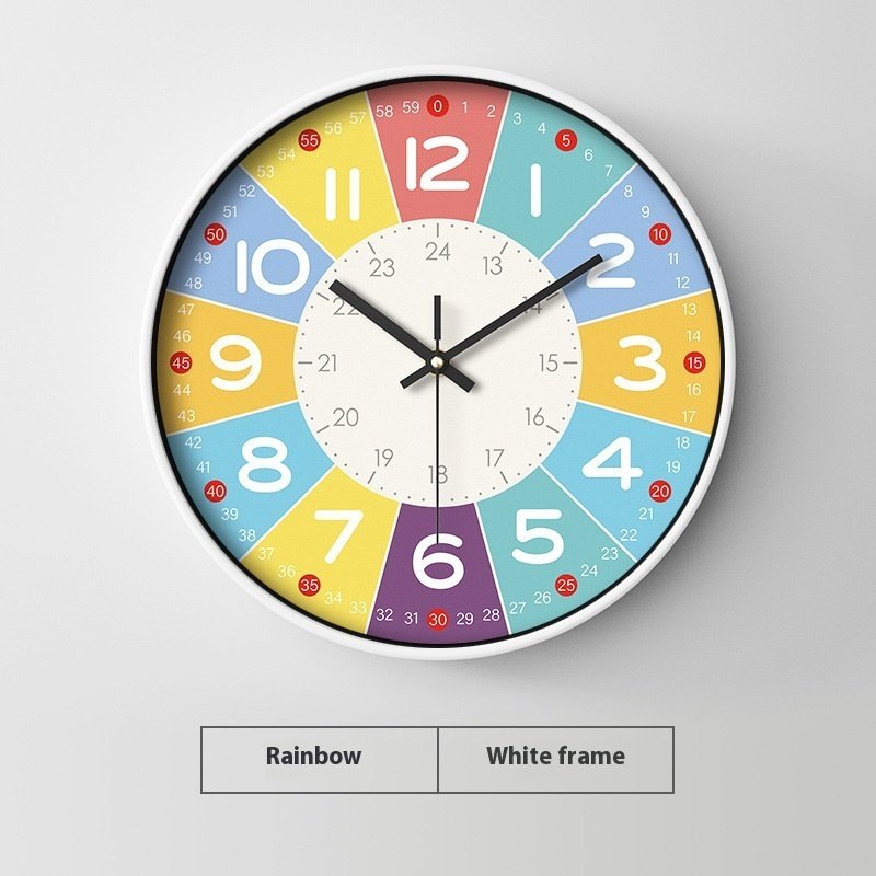a2b408d2-4fdc-40de-a5ca-48d76d6ab475_trans.jpeg Early Education Cartoon Mute Children's Time Management Quartz Home Wall Mounted Clock - Image 7