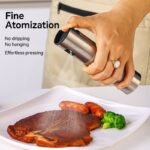 Fuel Spray Can Household Kitchen Supplies Artifact Stainless Steel Oil Injection Bottle Spice Bottle Spray Press Type Barbecue Oil Bottle Kitchen Gadgets - Image 5