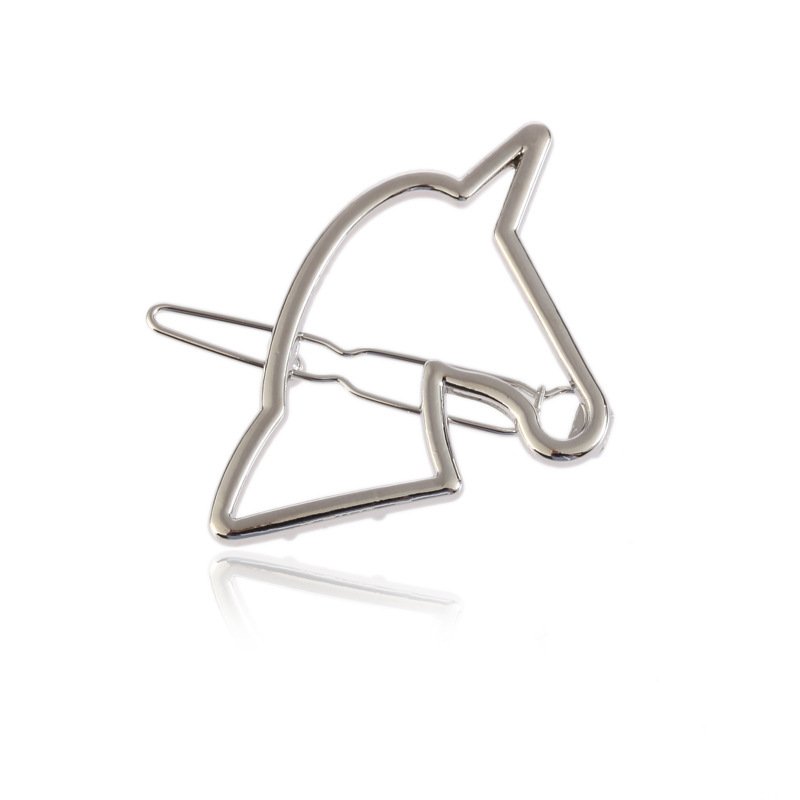 a3814d8f-49b2-4a31-9225-c5ea31ad4d79.jpg Geometric Triangle Metal Hair Clip Moon Bangs Clip - Image 6