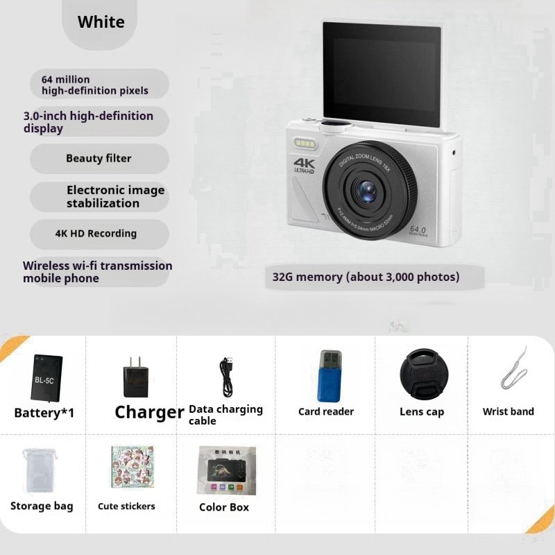 a42790a4-68df-45f3-b49c-0f27770fedc1_fine.jpeg 64 Million HD Student Entry-level Mirrorless CCD Camera - Image 6