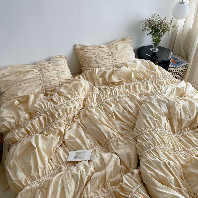 a4bd5e83-48cb-431d-8036-708b8129e2ad.jpg Handmade Bubble Pleated Cotton Four-piece Cotton Set - Image 4