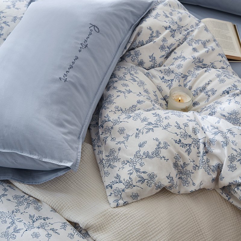 a4cbb770-7b58-4e6d-8c2a-6ccfc7059424.jpg Cotton Washed Double-layer Yarn Four-piece Bedding Set - Image 5
