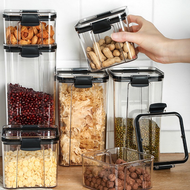 a4f2f979-6757-44cb-a6ae-649bedf0e1bc.jpg Kitchen Storage Food Jars, Fresh-keeping Boxes, Airtight Jars - Image 5