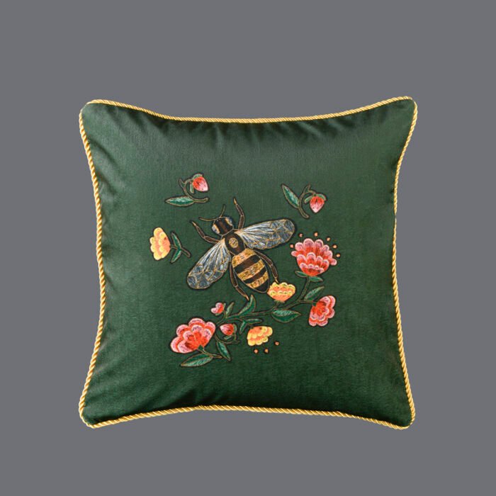 Living Room Sofa Retro Tassel Backrest Cushion Pillow Waist Pillow With Core - Image 7