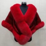 Imitated Mink Fox Fur Cape Coat Plus-sized Dress Shawl - Image 6