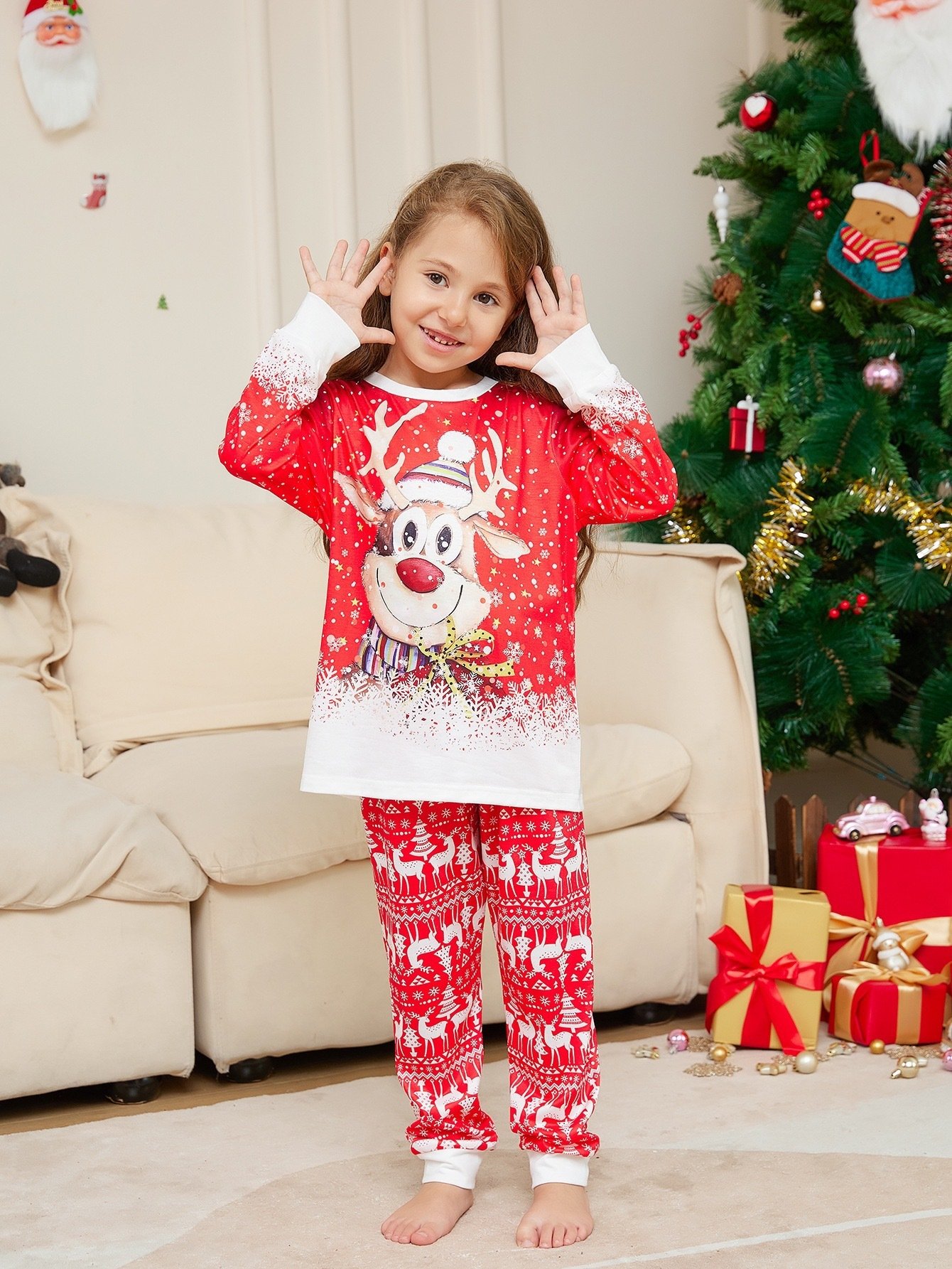 a82f13fc-e516-4d87-a7f5-1f03b7c2045a.jpg Christmas Print Long Sleeve Casual Parent-Child Suit - Image 6