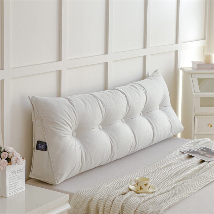 Cotton And Linen Cushion Without Bedside Soft Upholstery - Image 7