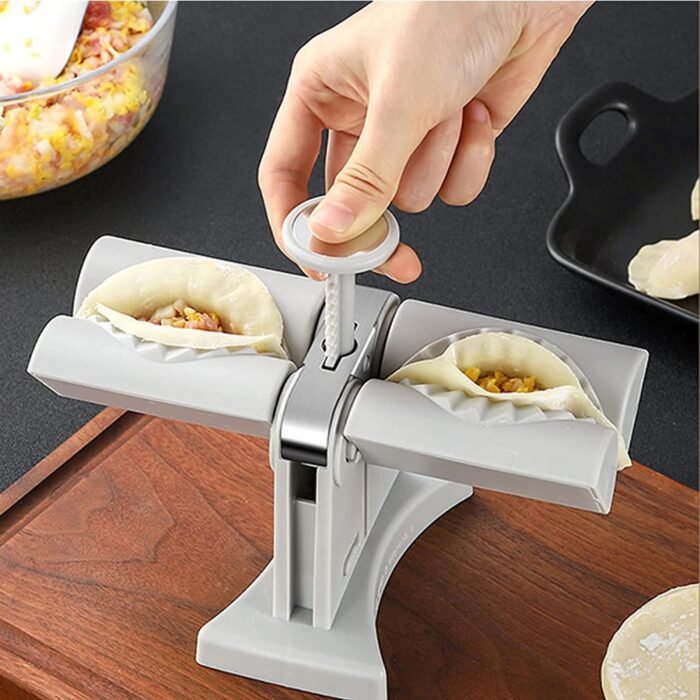 Dumpling Mould Double Head Dumpling Mold Lazy Artifact Manual Press Noodle Dumpling Maker Kitchen Accessories Dumpling Maker - Image 7