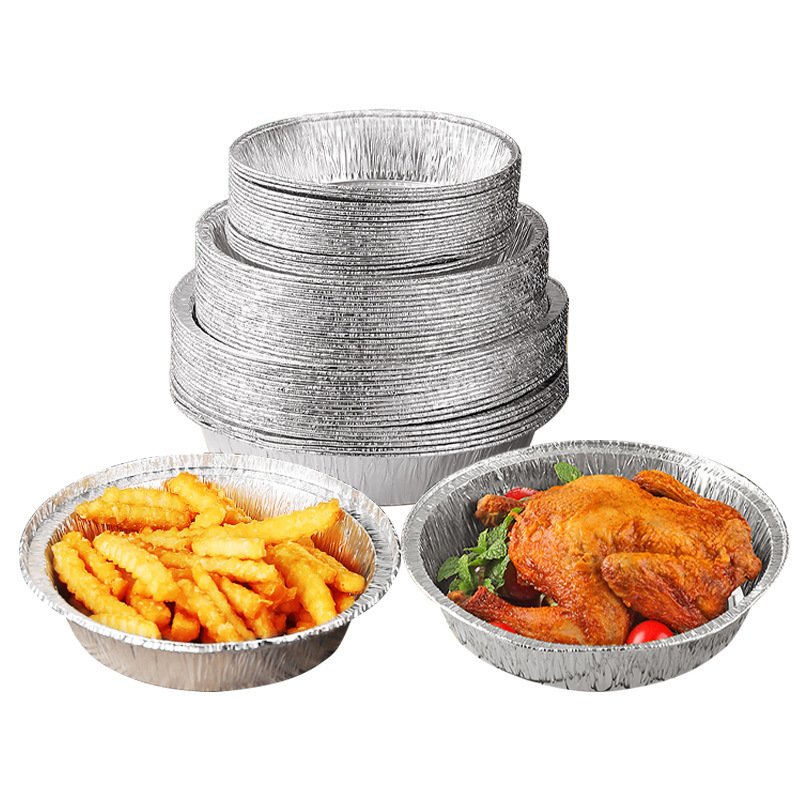 a97261e7-ddac-4990-9c0f-f950366a2495.jpg Non-stick Aluminum Foil Liners Air Fryer Disposable Paper Liner Oil-proof Steaming Basket Kitchen Tool BBQ Drip Pan Tray - Image 9