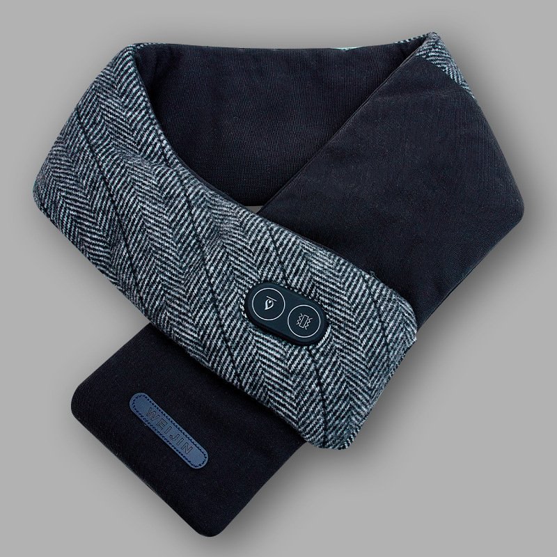 a9f88457-45b2-4ba2-8980-7bcdae0dcffa.jpg 3 Gear Washable Electric Heating Scarf Warming Massage Scarves Winter Warmer USB Heated Neckwear Shawl - Image 4