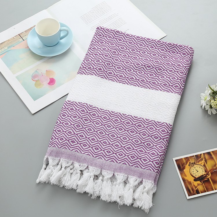 aa23543f-50d5-46d0-80e5-a96f09e18cfc.jpg Handmade Tassel Blanket Turkish Beach Towel - Image 8