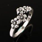 Women's Fashion Retro Red Zircon Ring - Image 4