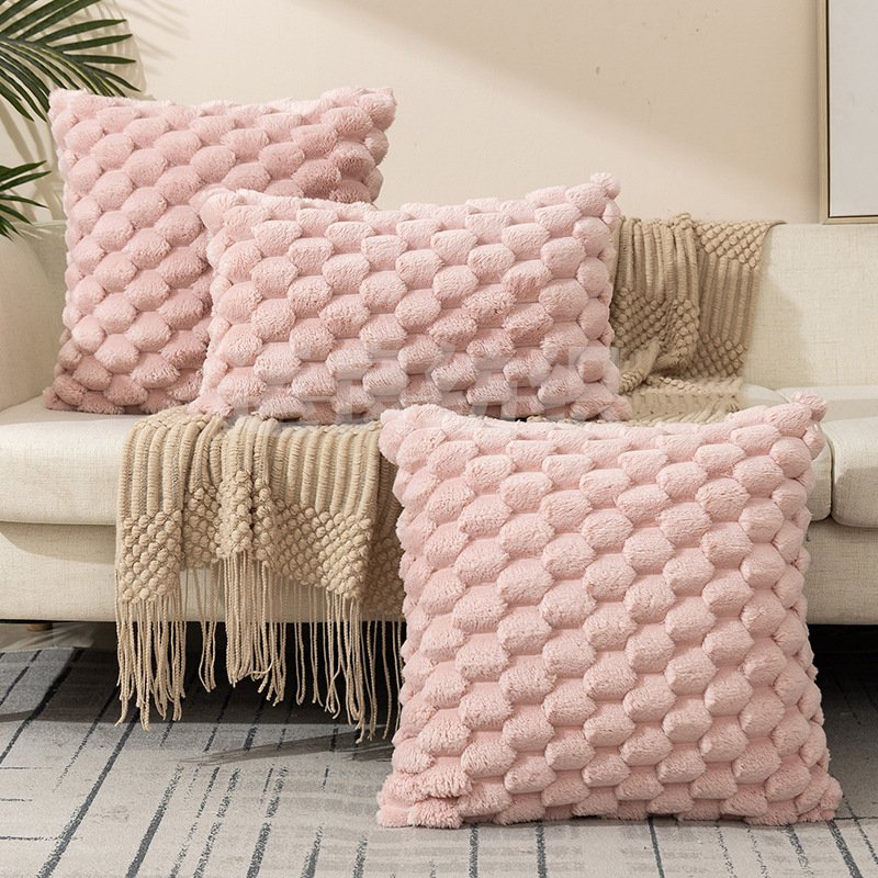 ae8acd13-b19f-4e85-9cf9-5689f4ddc12f.jpg Woven Fleece Solid Color Pillow Waist Rest Pillow Cover - Image 1